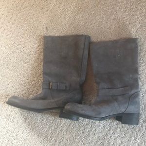 JCrew gray boots. Size 8. Never worn. 1in heel